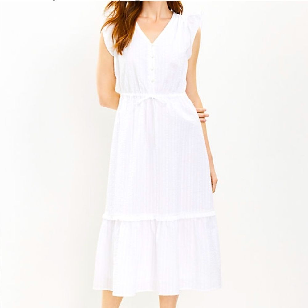 NWOT Loft White Maxi - Picture 3 of 5